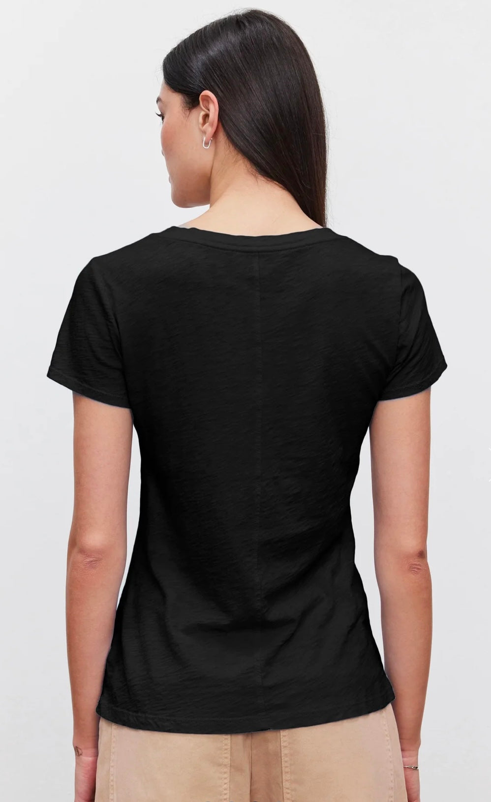 Lilith V-neck T-shirt BLACK