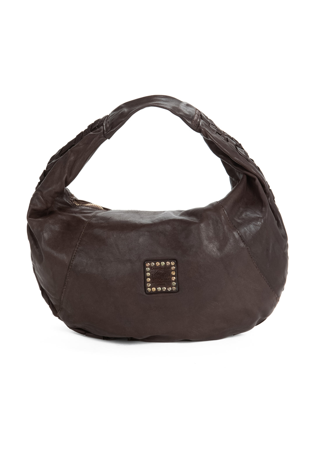 SHOULDER BAG WOVEN BROWN