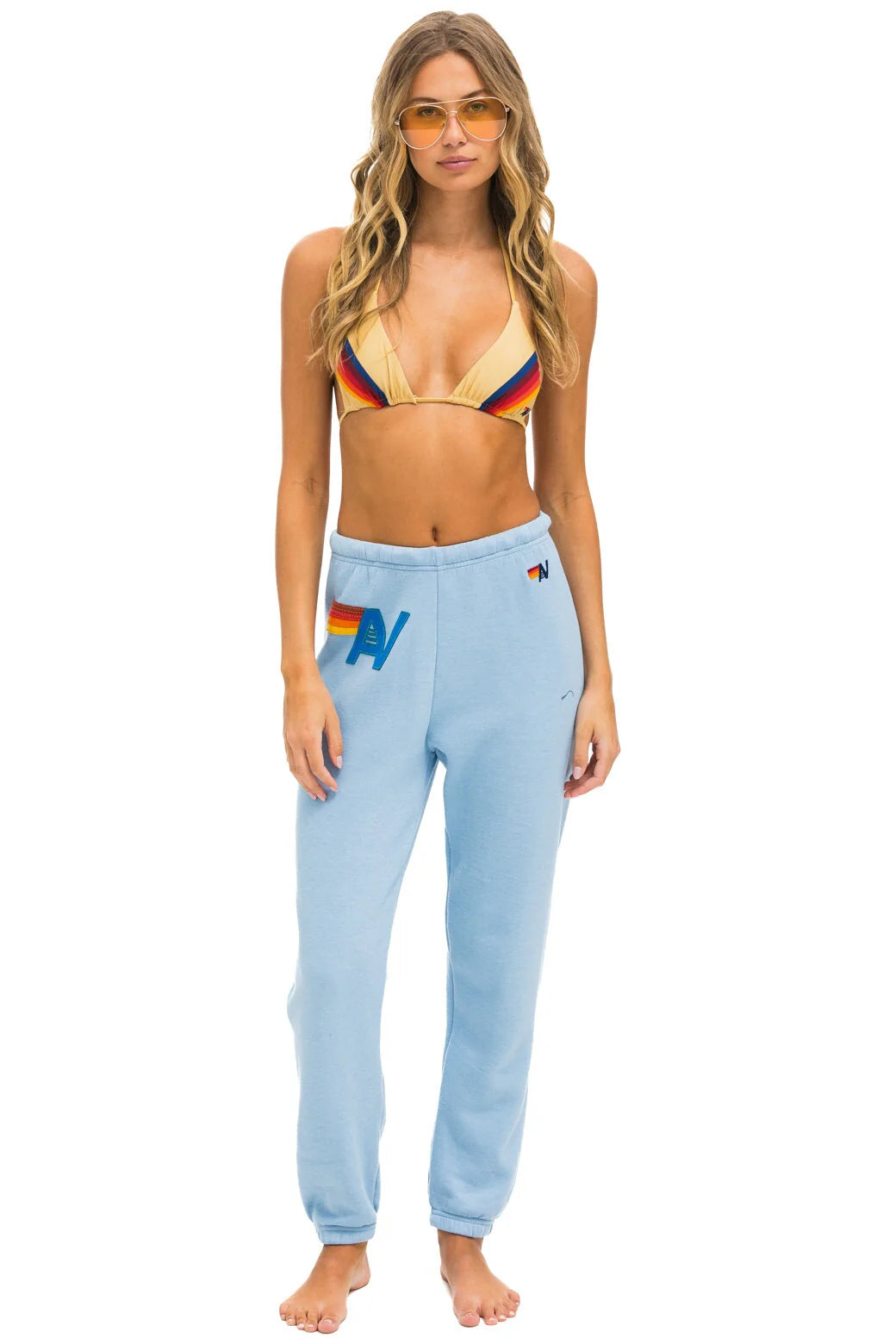 LOGO STITCH WOMENS SWEATPANTS ICE