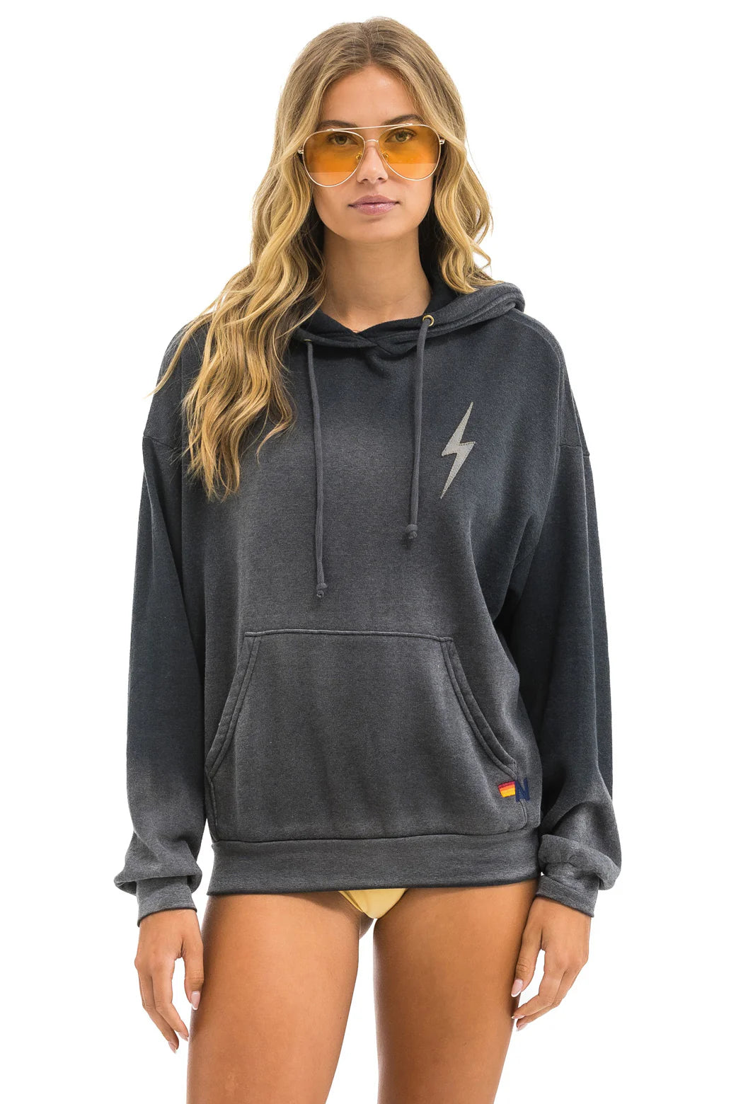 Bolt stitch 2 pullover hoodie FADED SMOKE