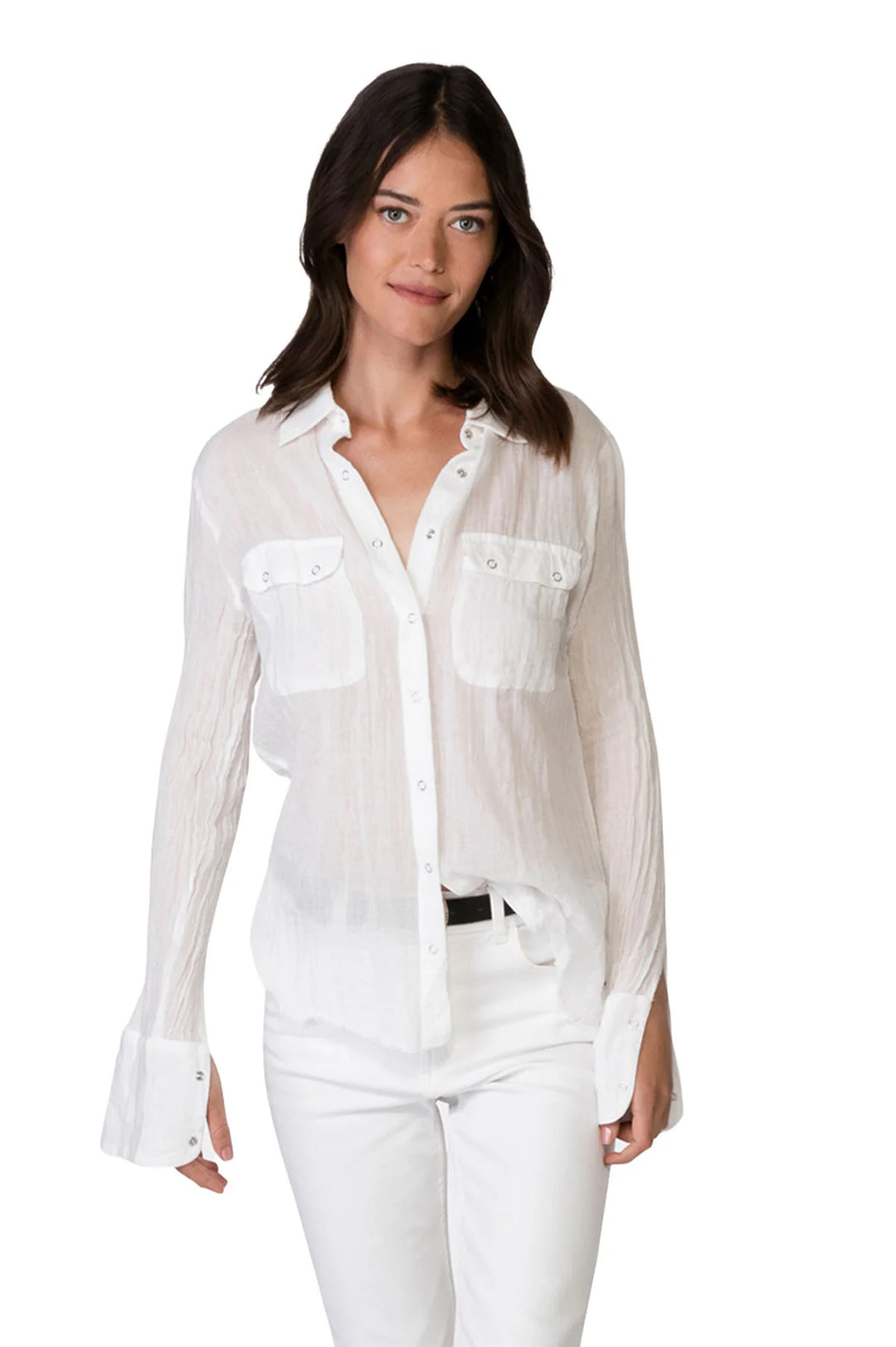 CLASSIC GAUZE SHIRT WHITE