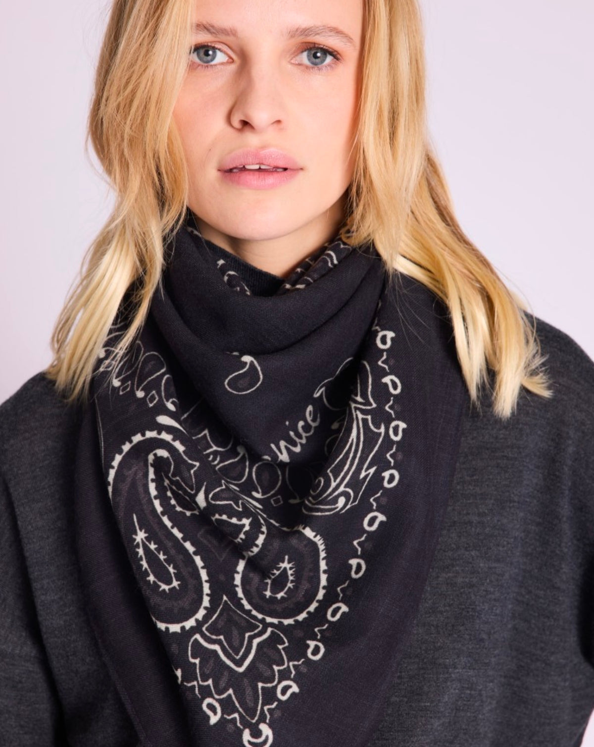 Bandana scarf BLACK