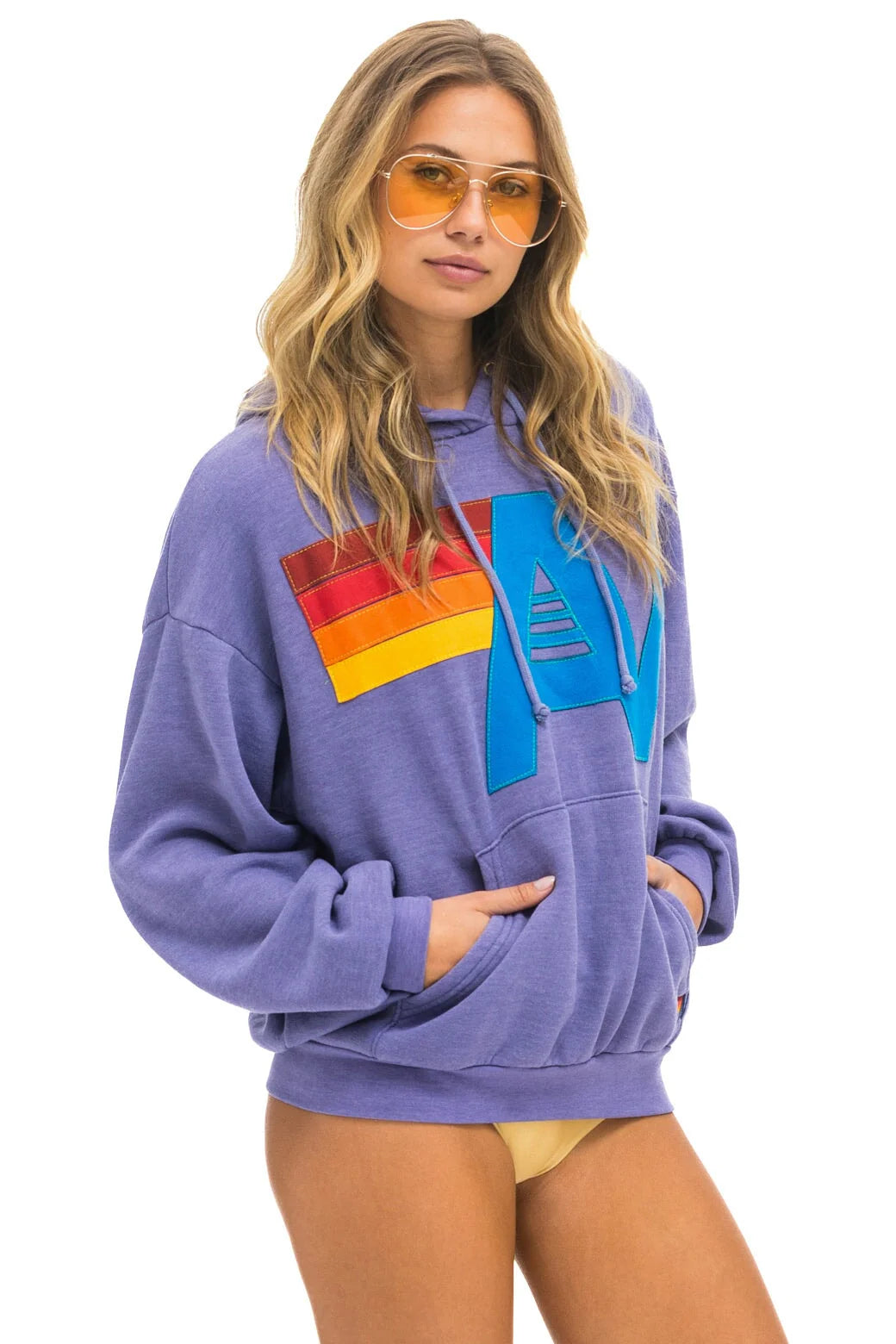 LOGO STITCH - HOODIE RELAXED LAVENDER