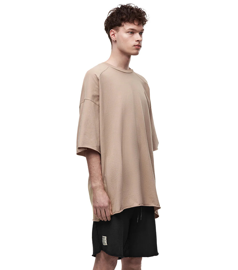 men's perfect oversized tee BROWN