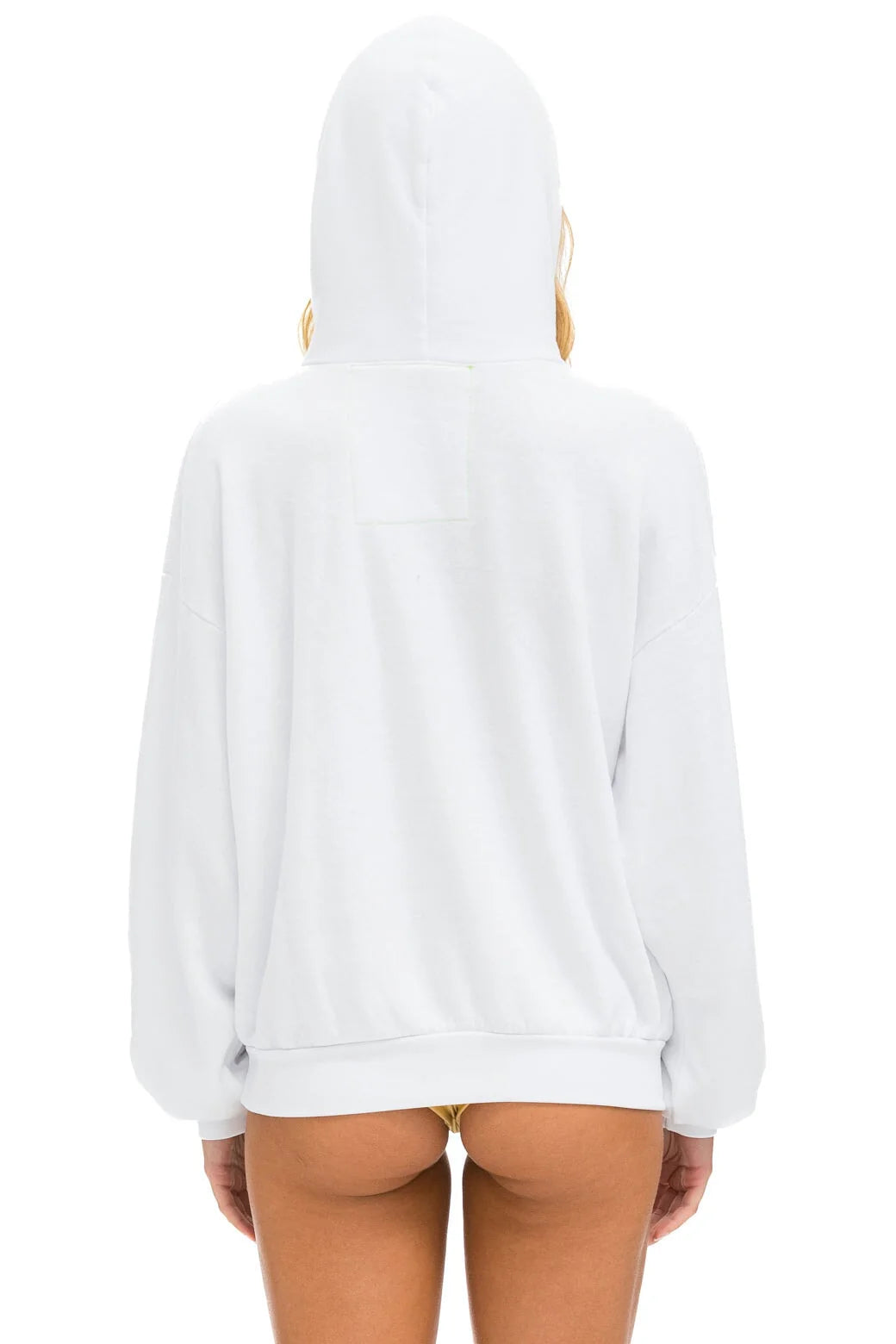 LOGO - PULLOVER HOODIE RELAXED WHITE