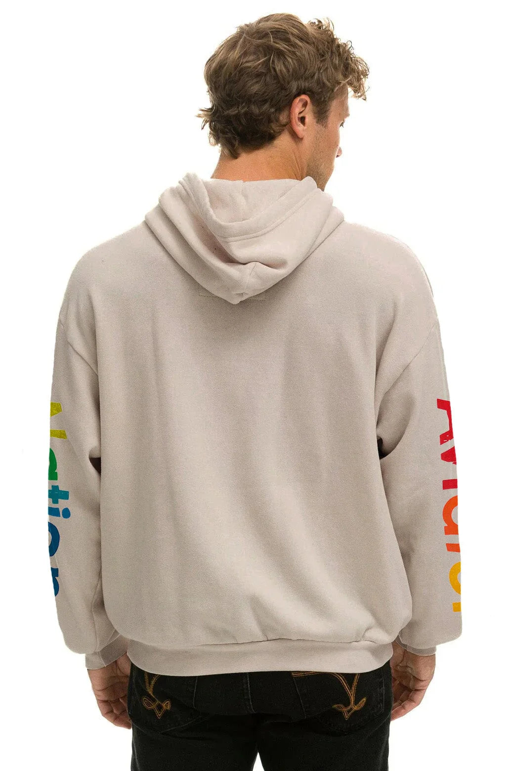 AV PULLOVER HOODIE RELAXED SAND