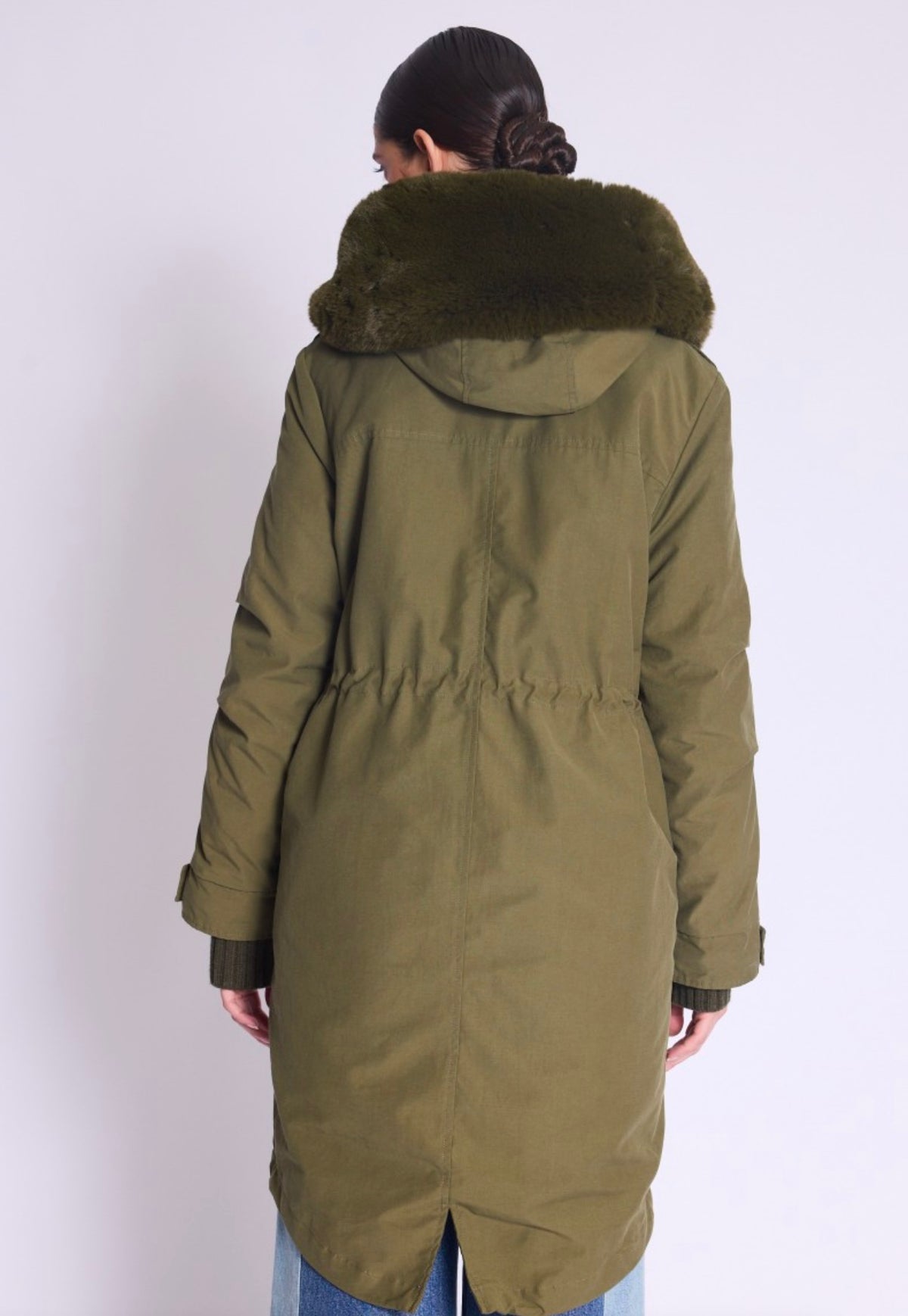 Molki parka coat KHAKI