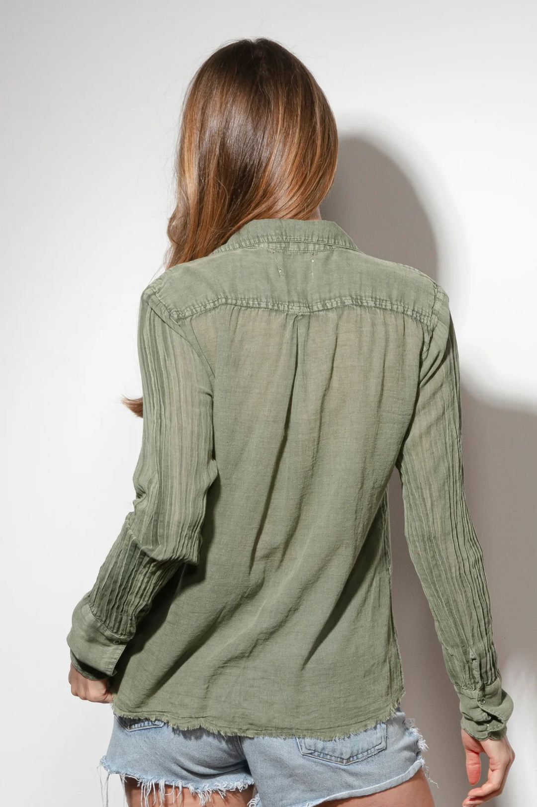 CLASSIC GAUZE SHIRT OLIVE