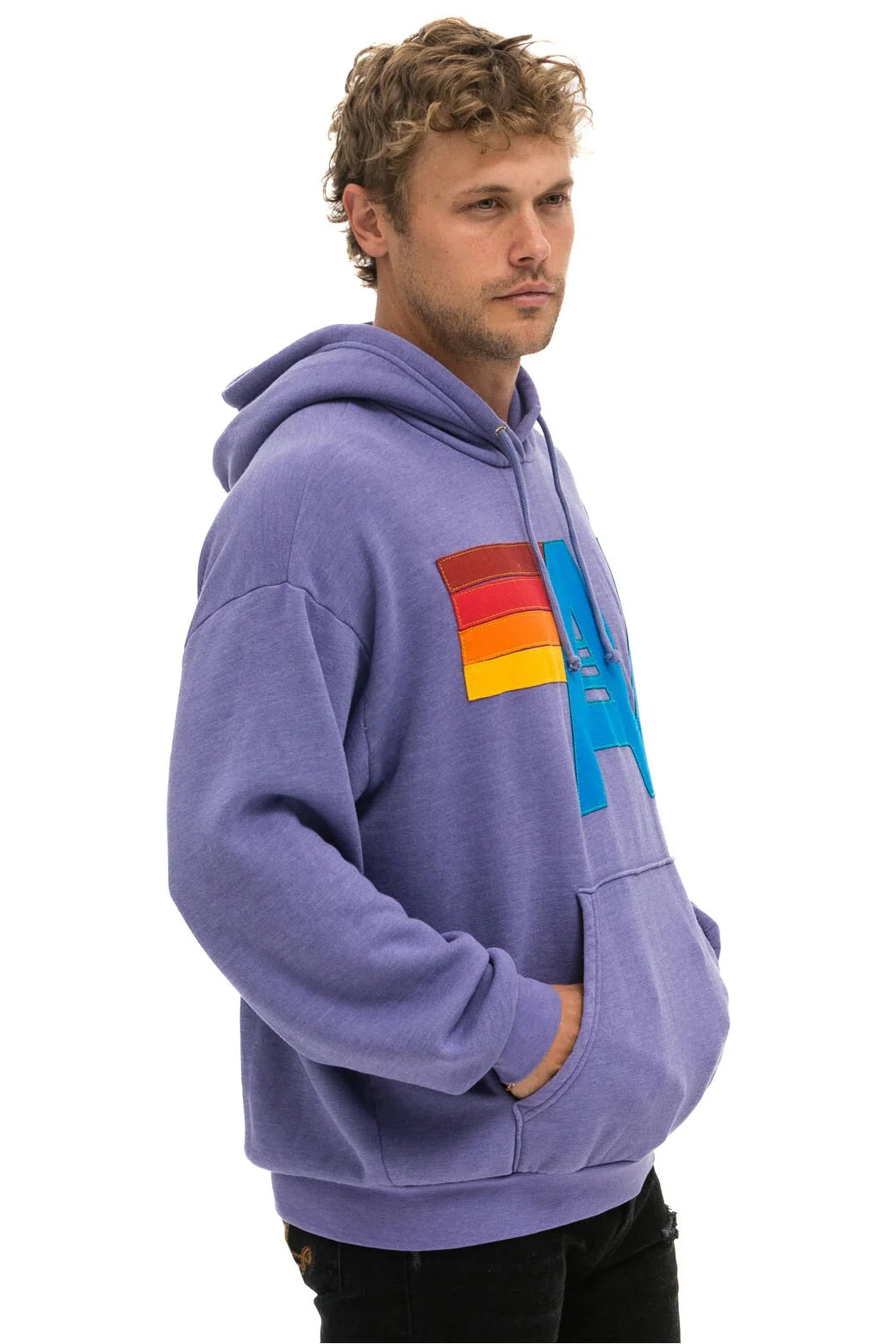 LOGO STITCH - HOODIE RELAXED LAVENDER