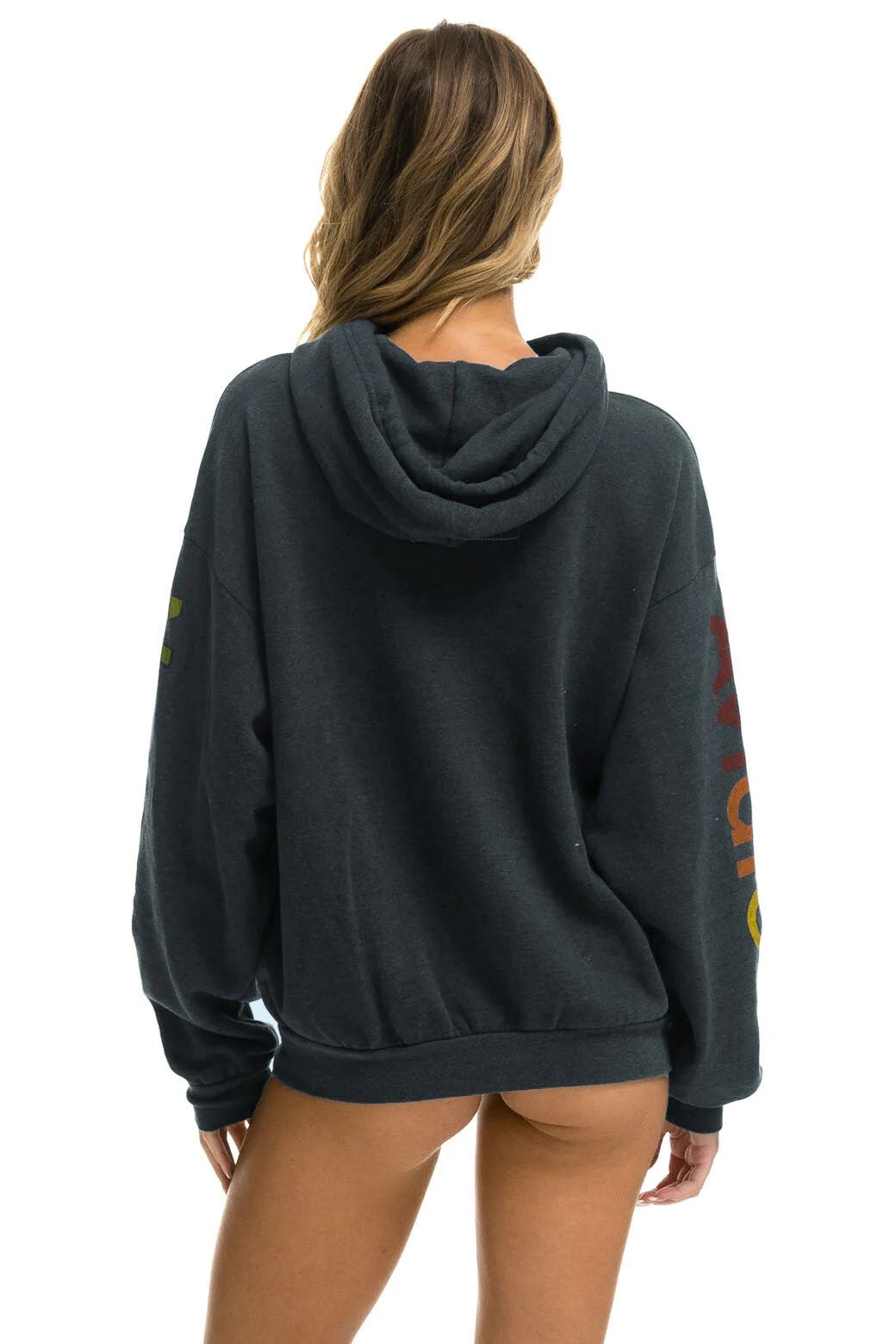 AV PULLOVER HOODIE RELAXED CHARCOAL