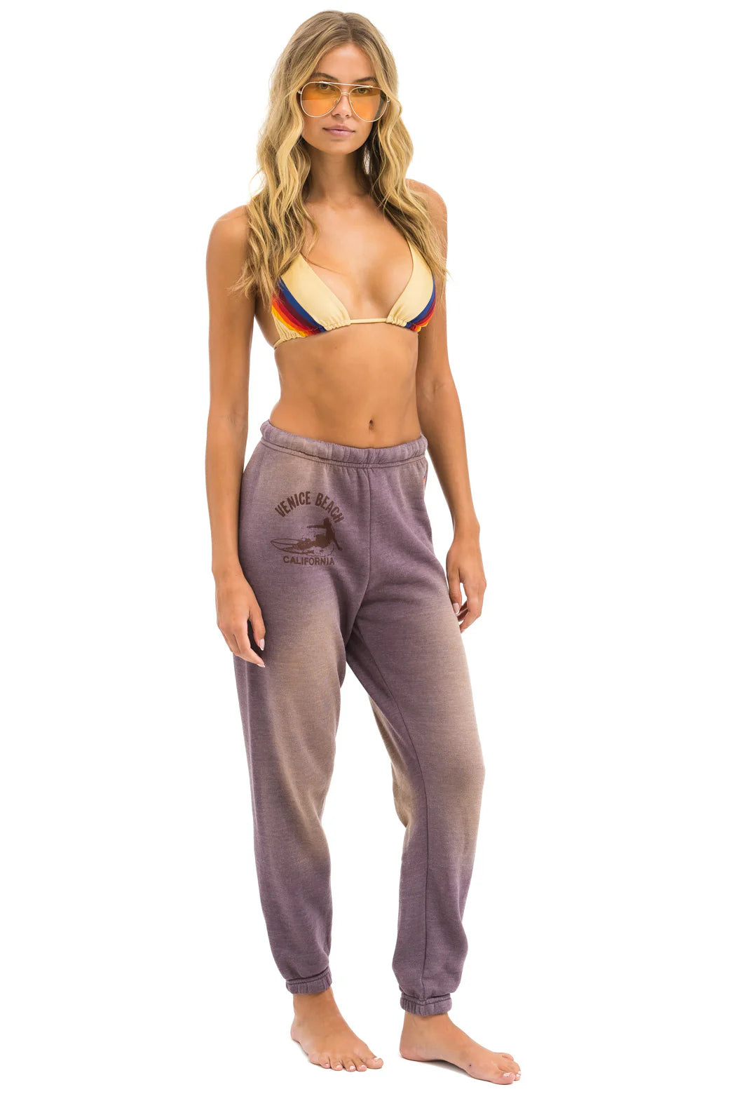 Venice surfer womens sweatpants FADED MOCCHA