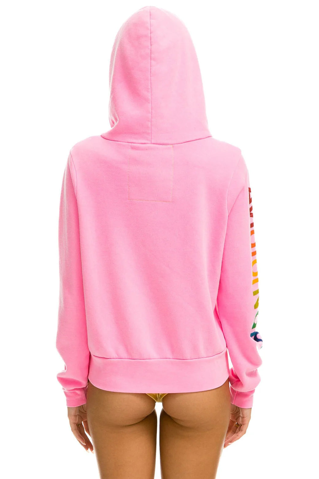 AV ZIP HOODIE NEON PINK