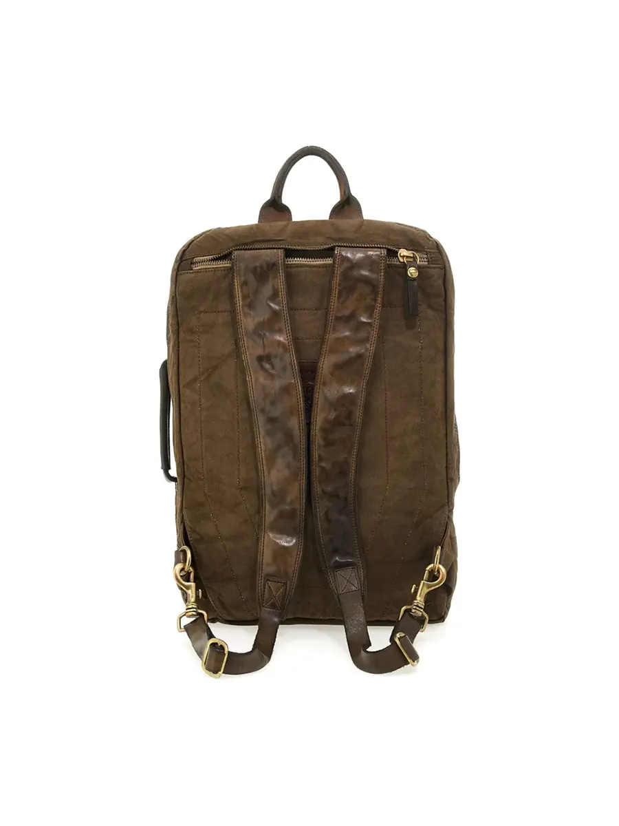 BACKPACK CANVAS+COW.+TEODORANO PR MILITARY+MILTRY