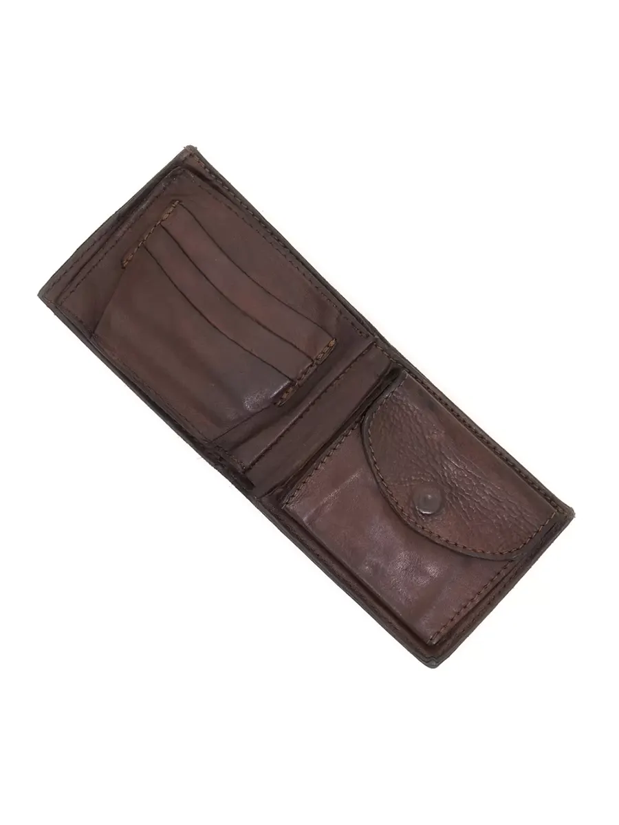 WALLET HORIZONTAL+COIN PURSE BROWN