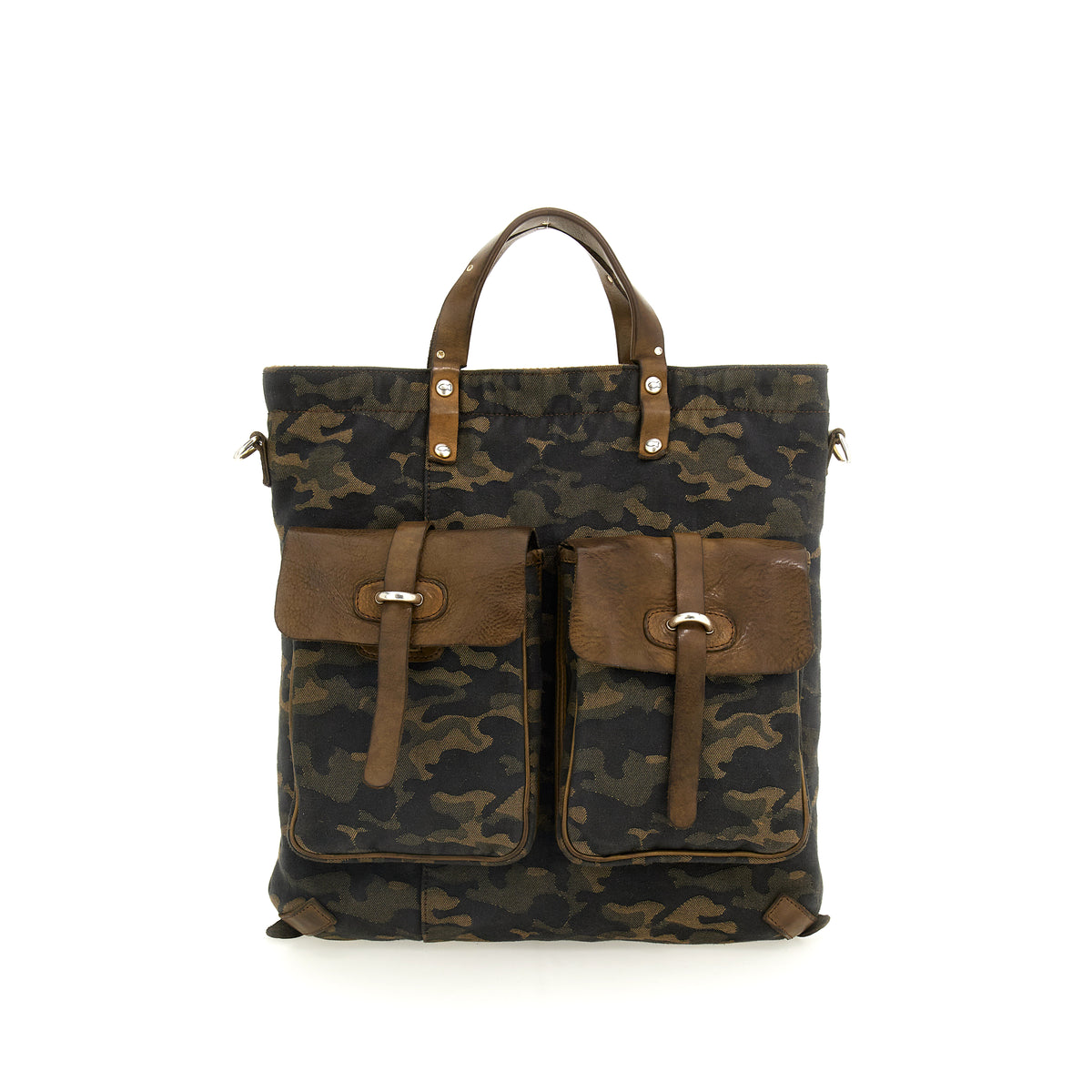 BACKPACK FABRIC CAMOU CAMO BLUE