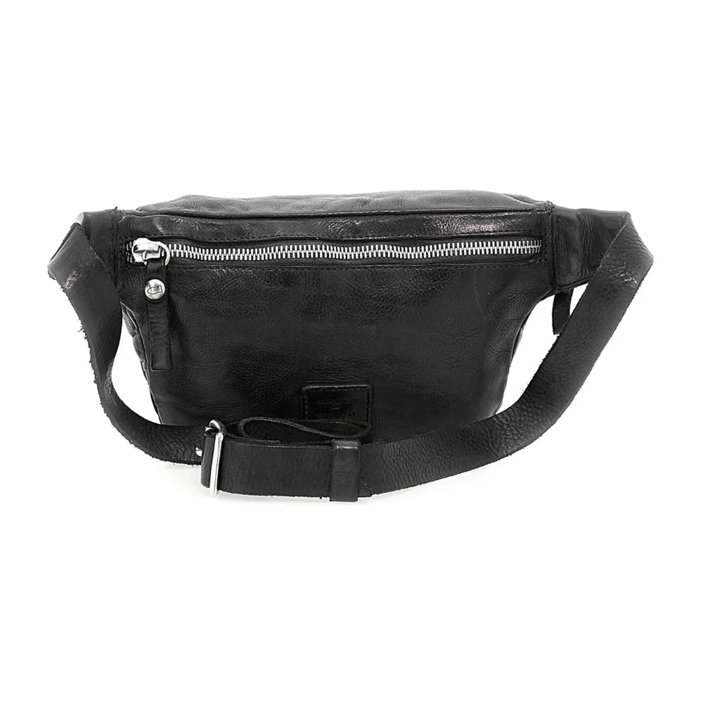 WAIST BAG+SQUARE QUILT BLACK