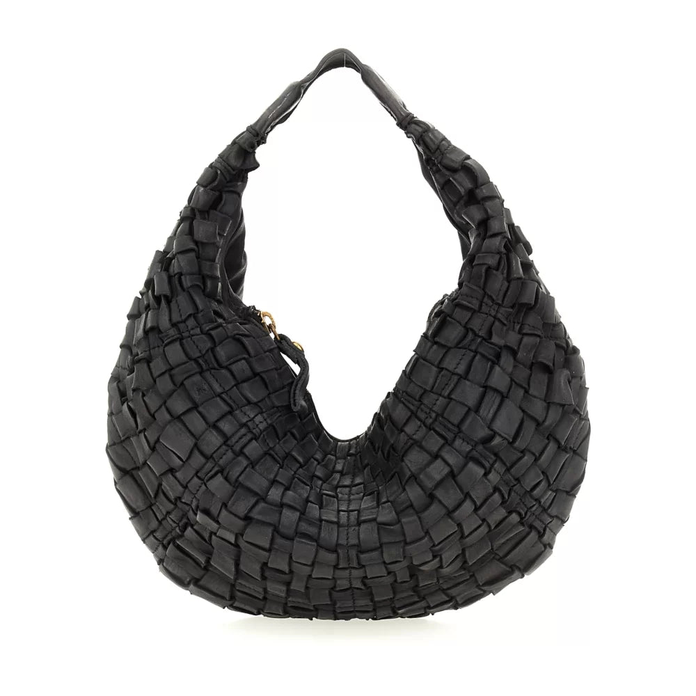 SHOULDER BAG WOVEN BLACK