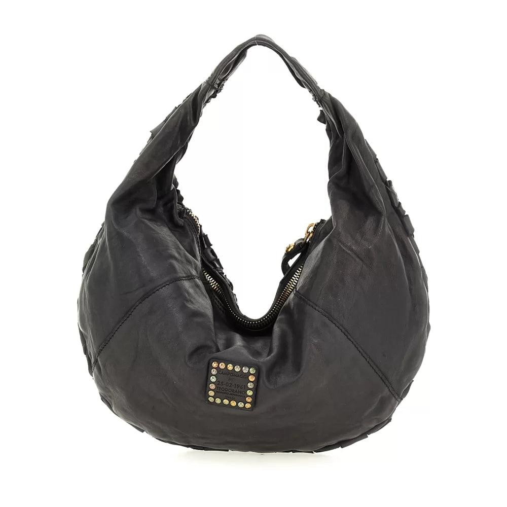 SHOULDER BAG WOVEN BLACK