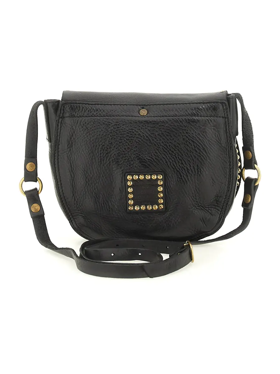 Petra crossbody M bag BLACK+WHITE STN