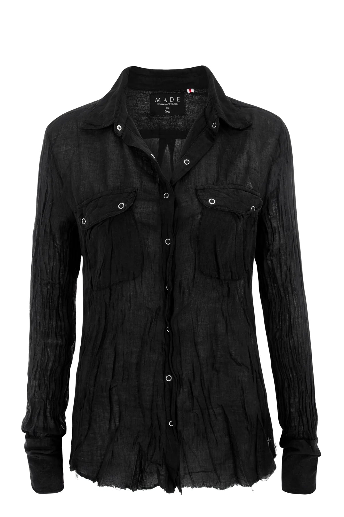 CLASSIC GAUZE SHIRT BLACK