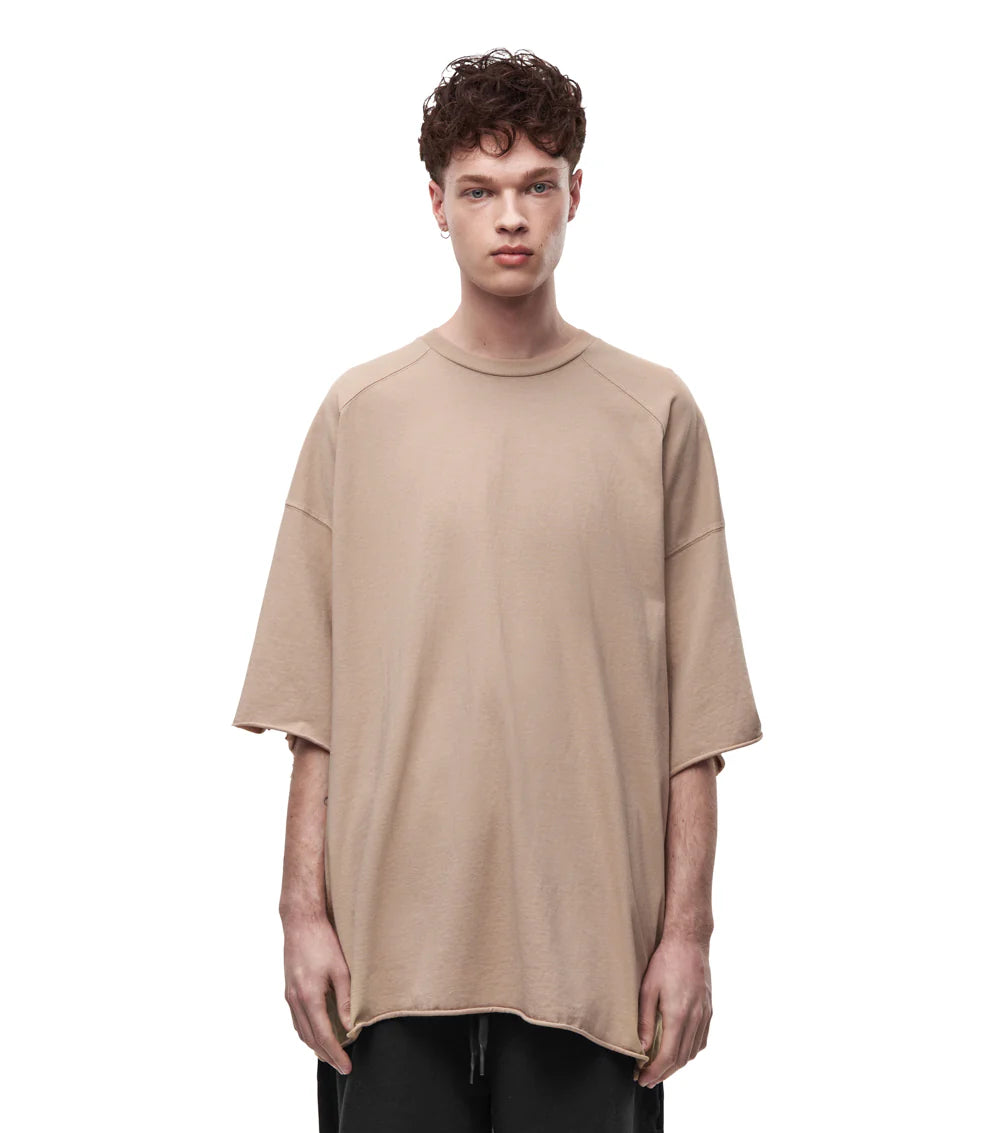 men's perfect oversized tee BROWN