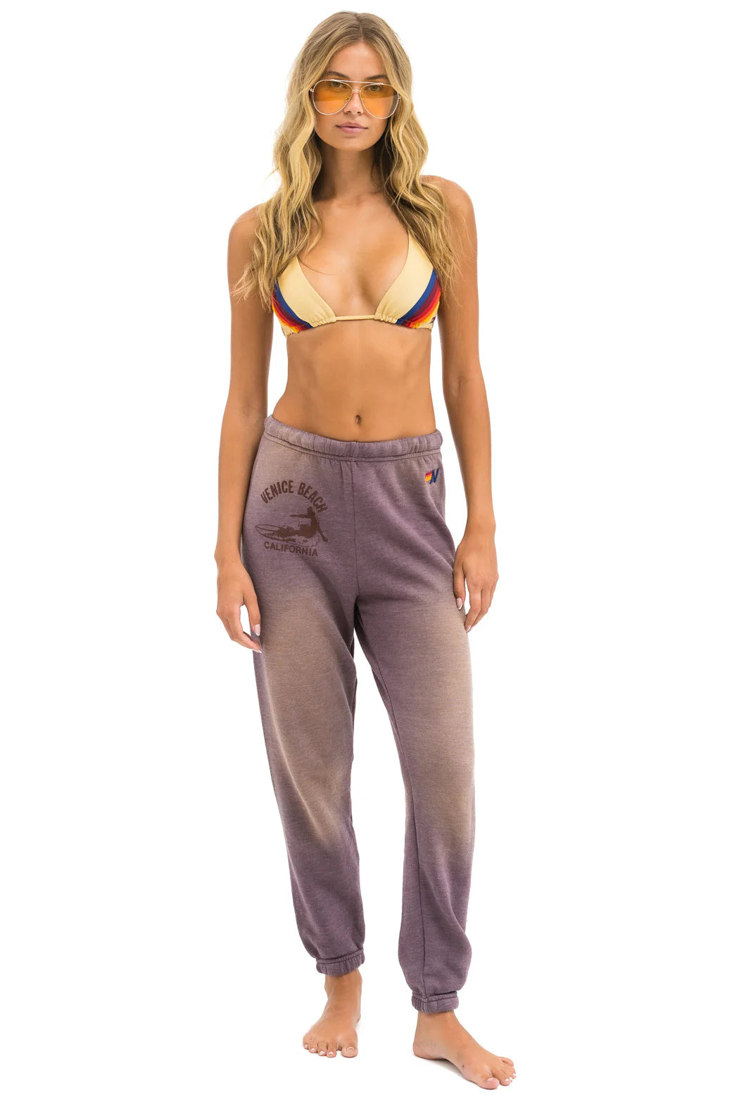 Venice surfer womens sweatpants FADED MOCCHA