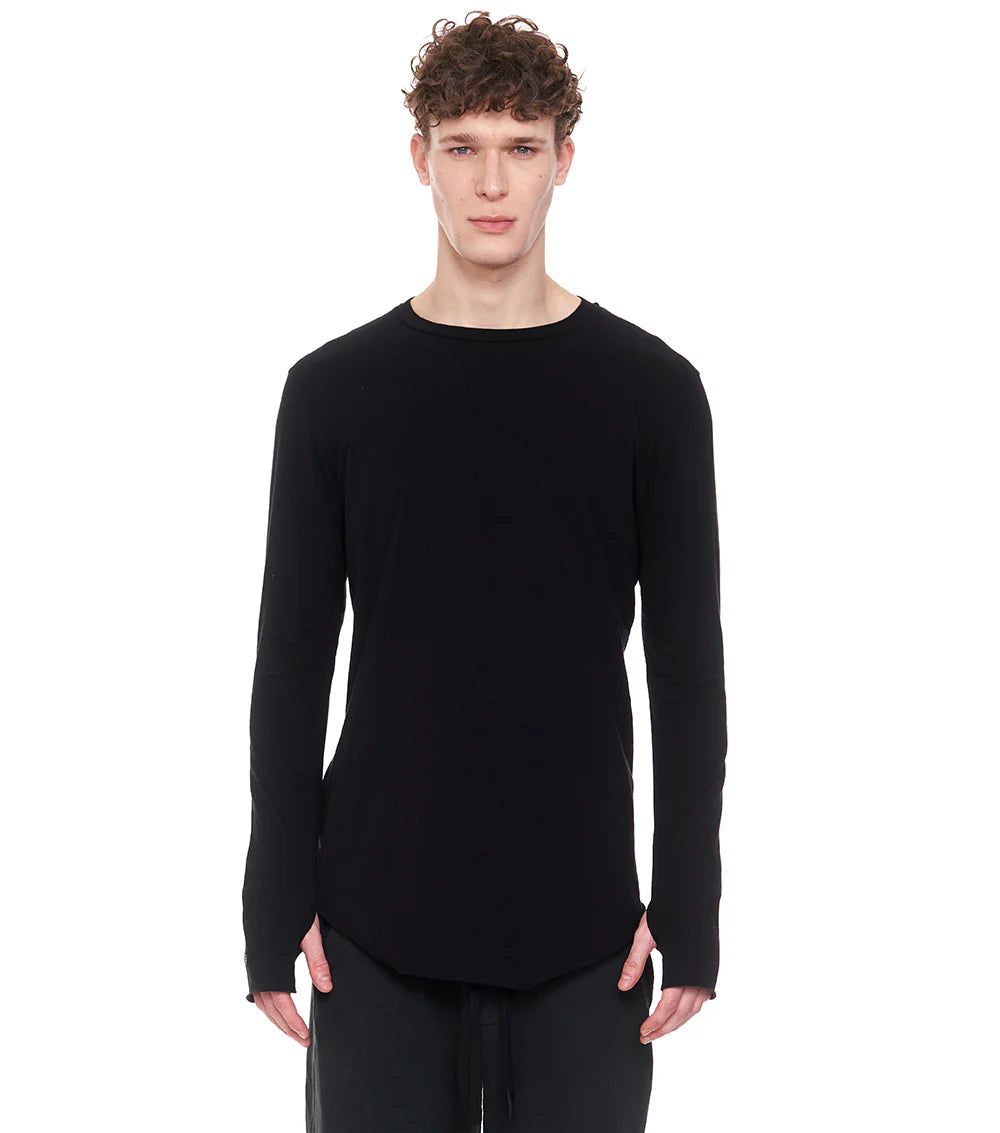 men's raw shirt BLACK