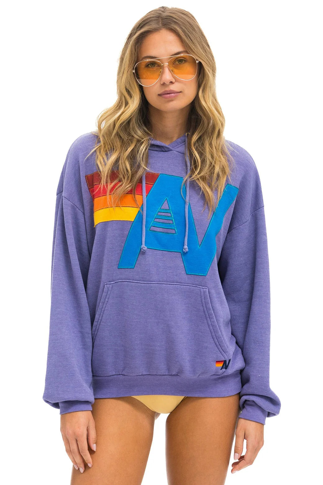 LOGO STITCH - HOODIE RELAXED LAVENDER