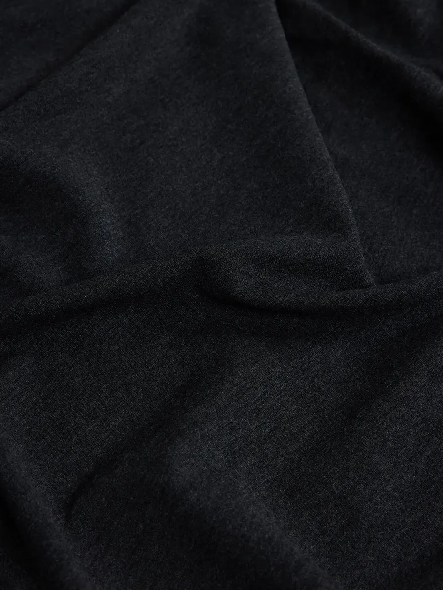 Zipped hoody sweater ANTHRACITE CHIN