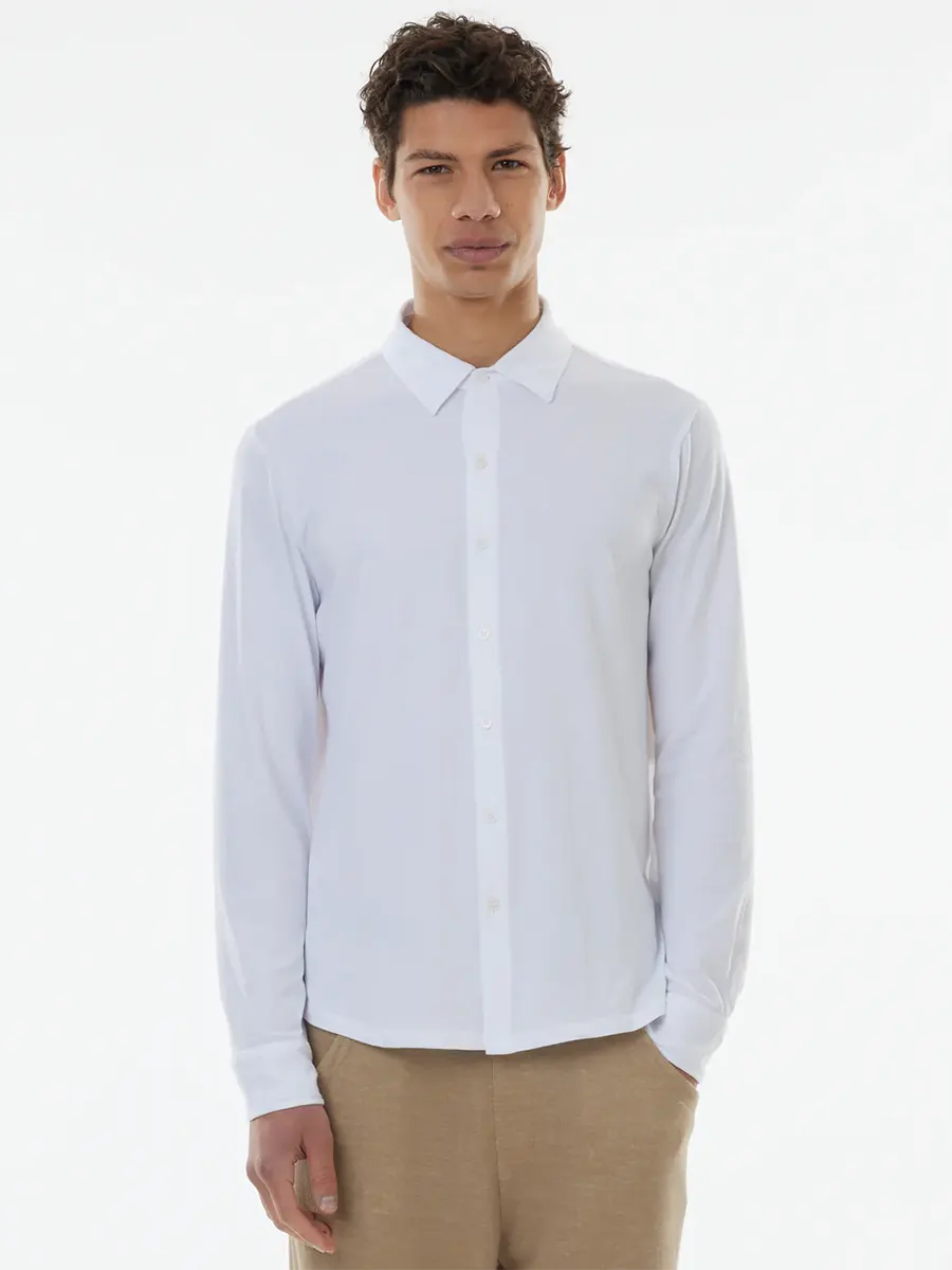 HERMAN, chemise ml WHITE