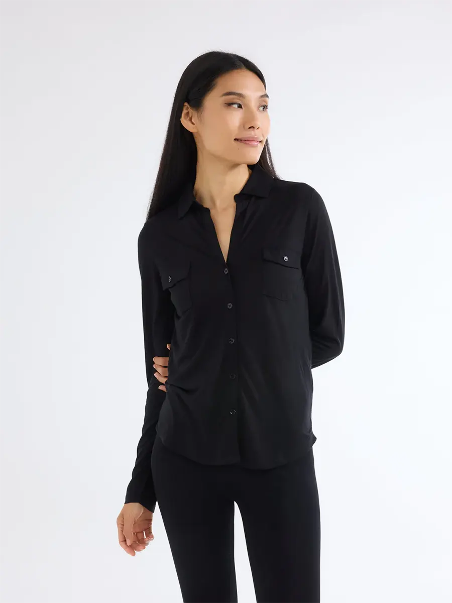 Long sleeve shirt BLACK