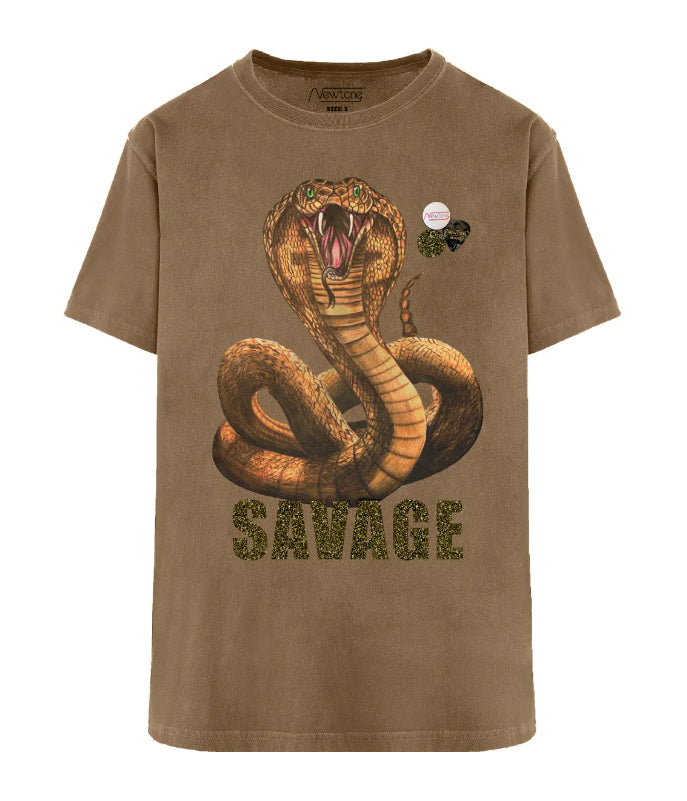 T-shirt trucker savage HAVANE