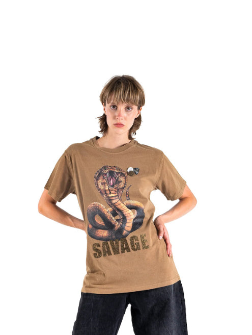 T-shirt trucker savage HAVANE