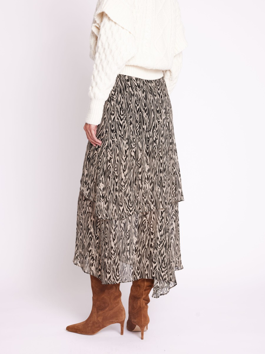 JUDITH SKIRT PRINT FAUVE