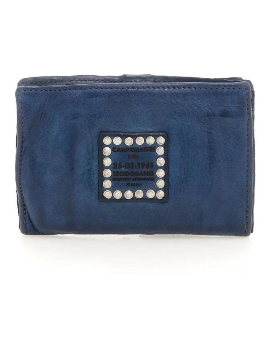 WALLET+ROCK STUDS SAPPHIRE