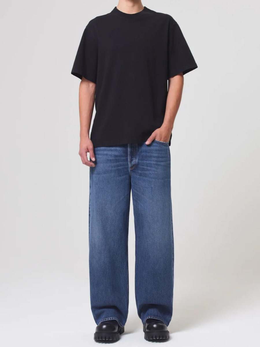 ASHA MOCK NECK TEE BLACK