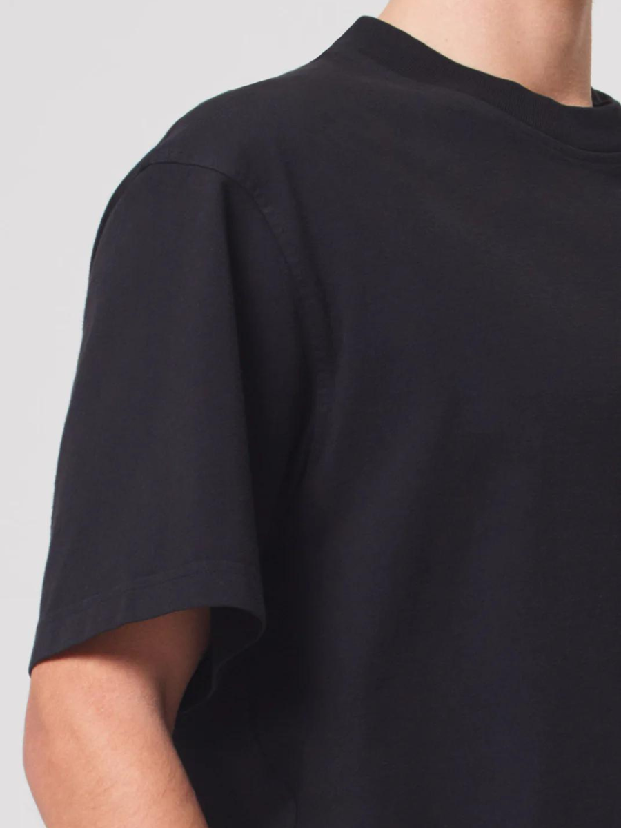 ASHA MOCK NECK TEE BLACK