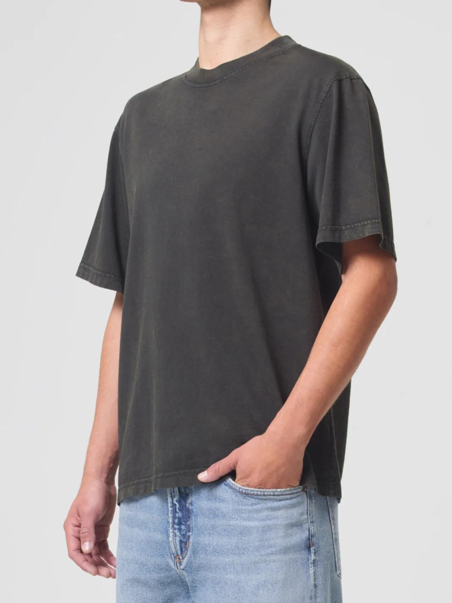 ASHA MOCK NECK TEE FRACTURE