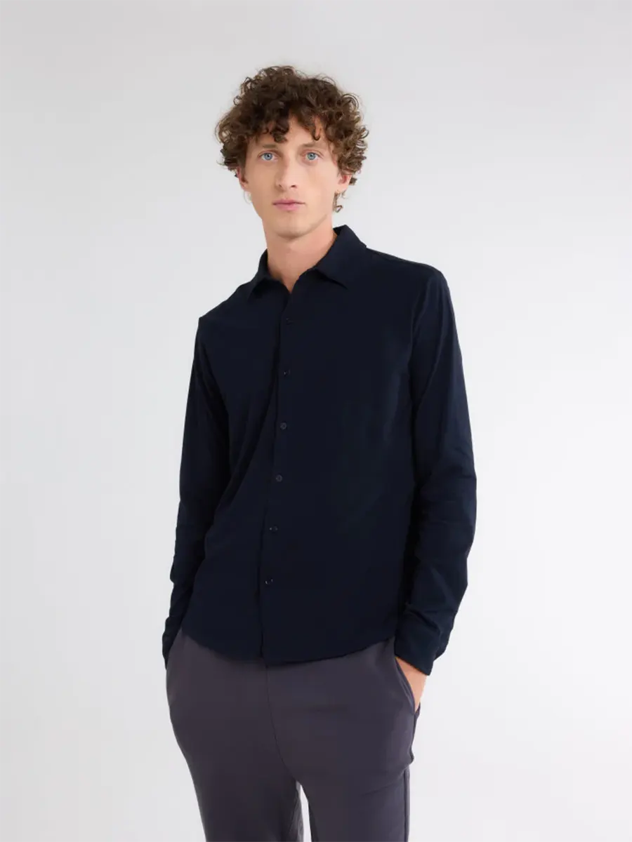 HERMAN, chemise ml NAVY